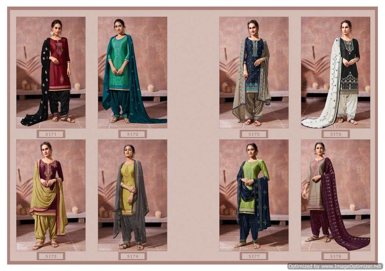 Kessi Patiala House 73 Designer Dress Material Collection