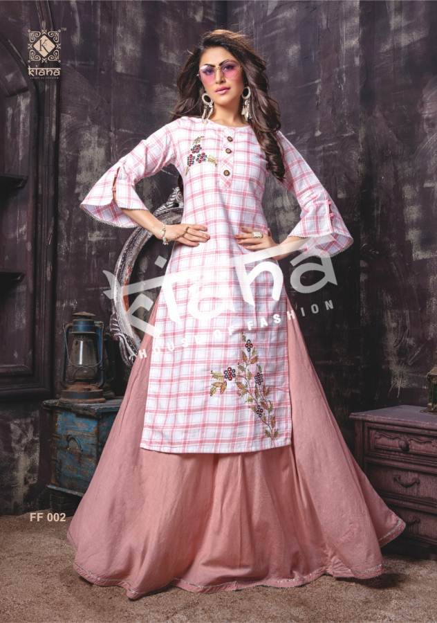Kiana Fusion Flavours Kurtis And Bottom Special Navratri Collection
