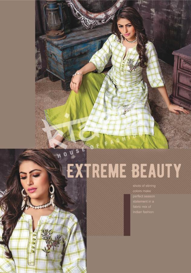 Kiana Fusion Flavours Kurtis And Bottom Special Navratri Collection