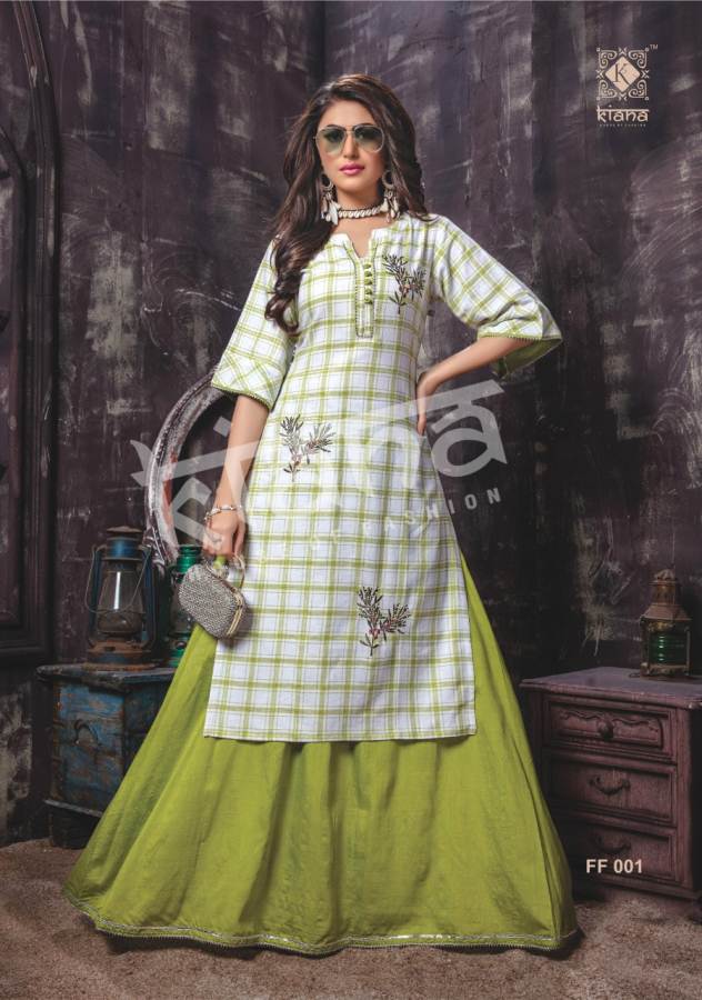 Kiana Fusion Flavours Kurtis And Bottom Special Navratri Collection