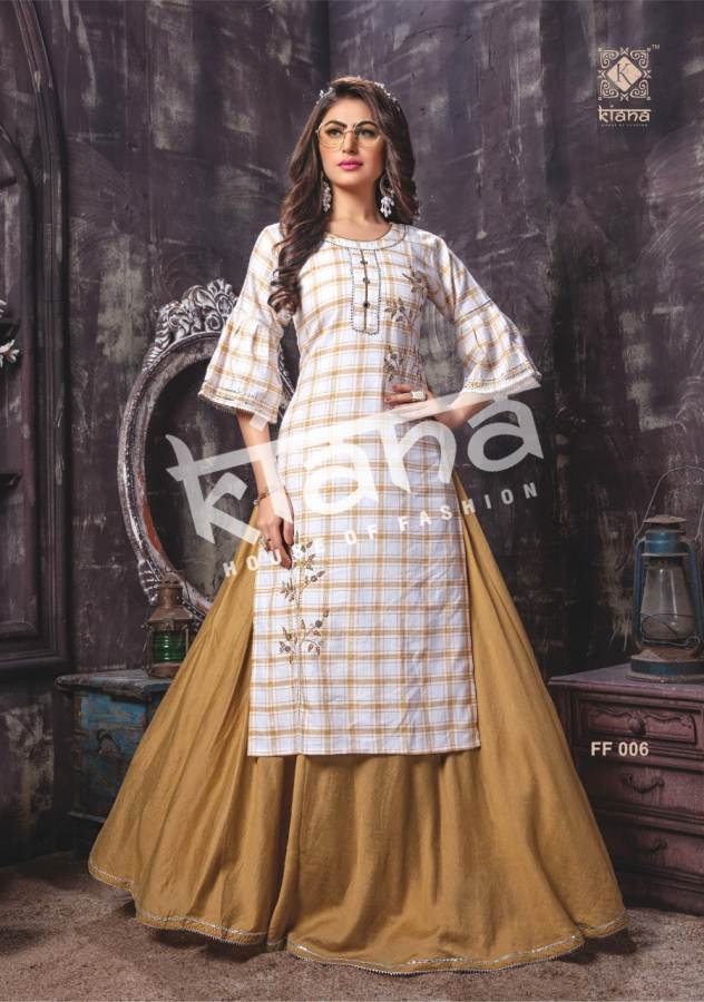Kiana Fusion Flavours Kurtis And Bottom Special Navratri Collection