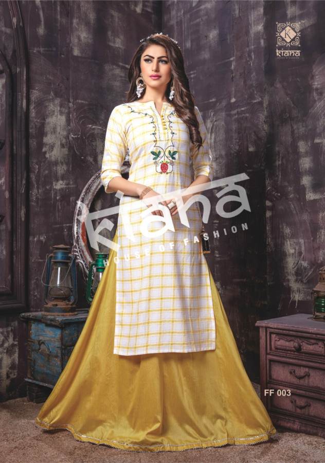 Kiana Fusion Flavours Kurtis And Bottom Special Navratri Collection