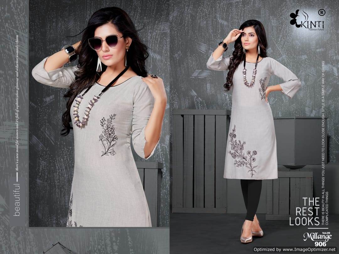 Kinti By Milange Vol 9 Rayon Straight Kuti Collection