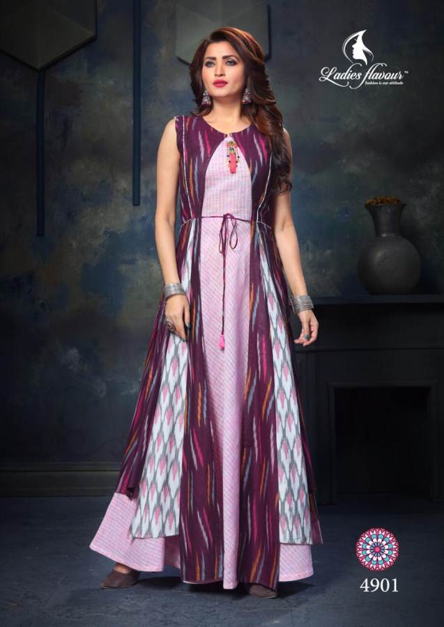 Ram Leela Vol 4 Ladies Flavour Shrug Style Navratri Special Designer Kurtis Catalogue