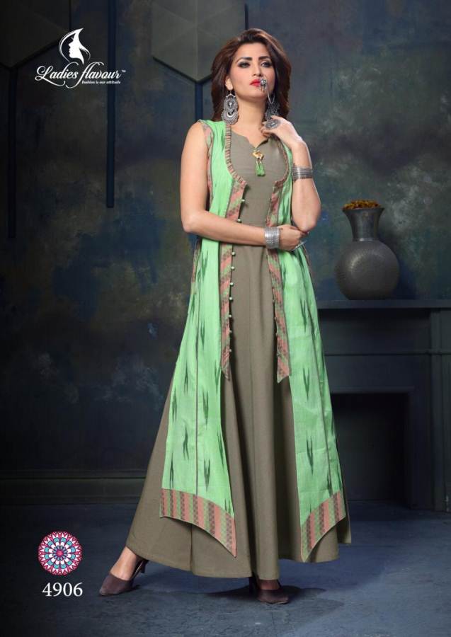 Ram Leela Vol 4 Ladies Flavour Shrug Style Navratri Special Designer Kurtis Catalogue