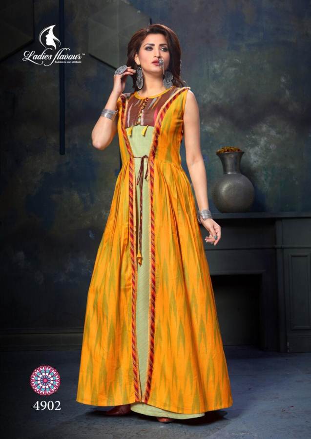 Ram Leela Vol 4 Ladies Flavour Shrug Style Navratri Special Designer Kurtis Catalogue