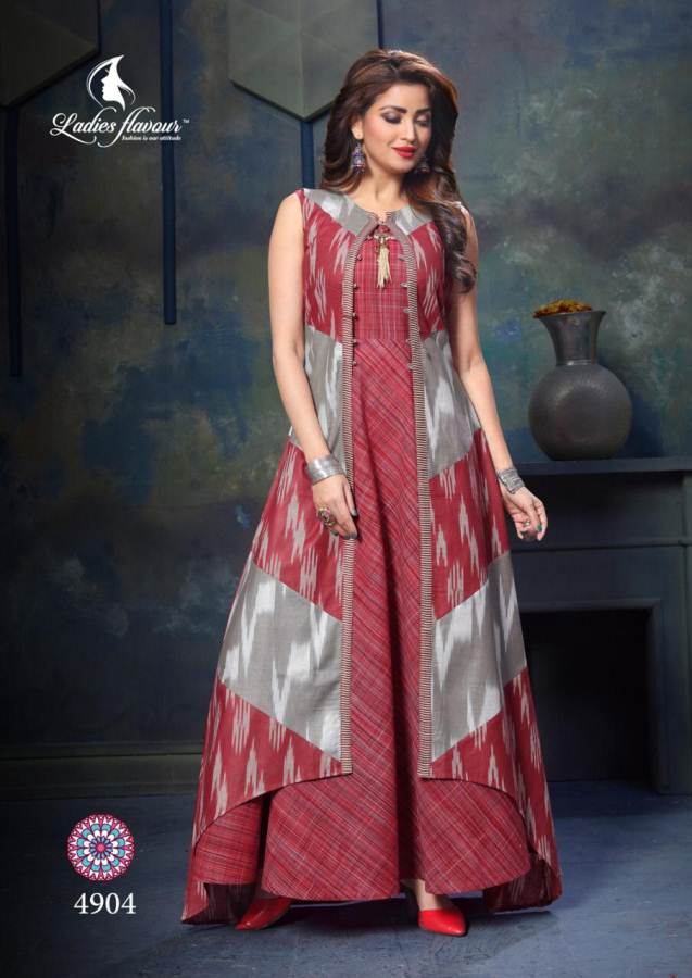 Ram Leela Vol 4 Ladies Flavour Shrug Style Navratri Special Designer Kurtis Catalogue