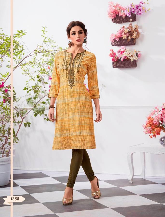 Matrix By Rangoon Heavy Rayon Printed Kurti Collection
