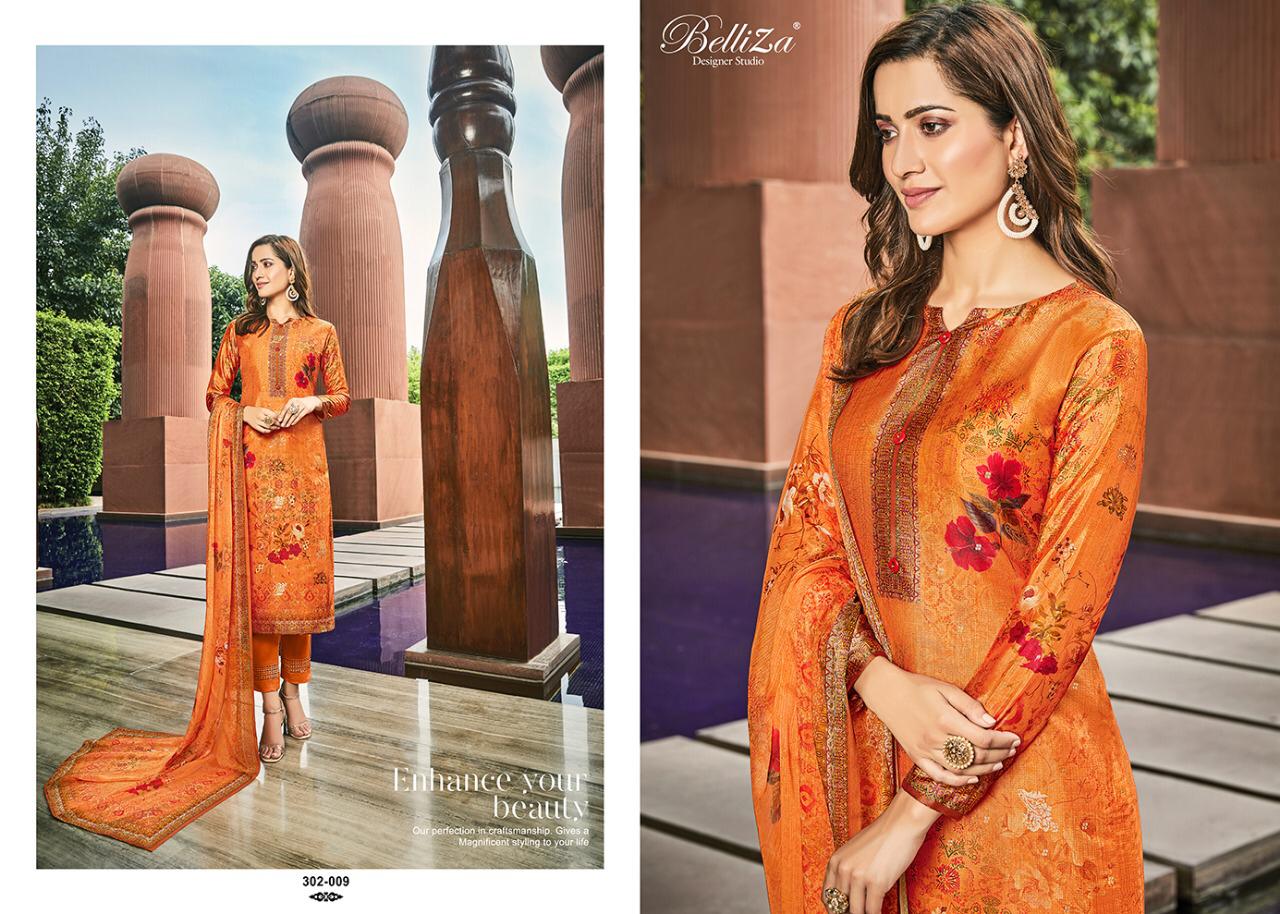 Parina By Belliza Designer Pure Modal Dress Material Collection