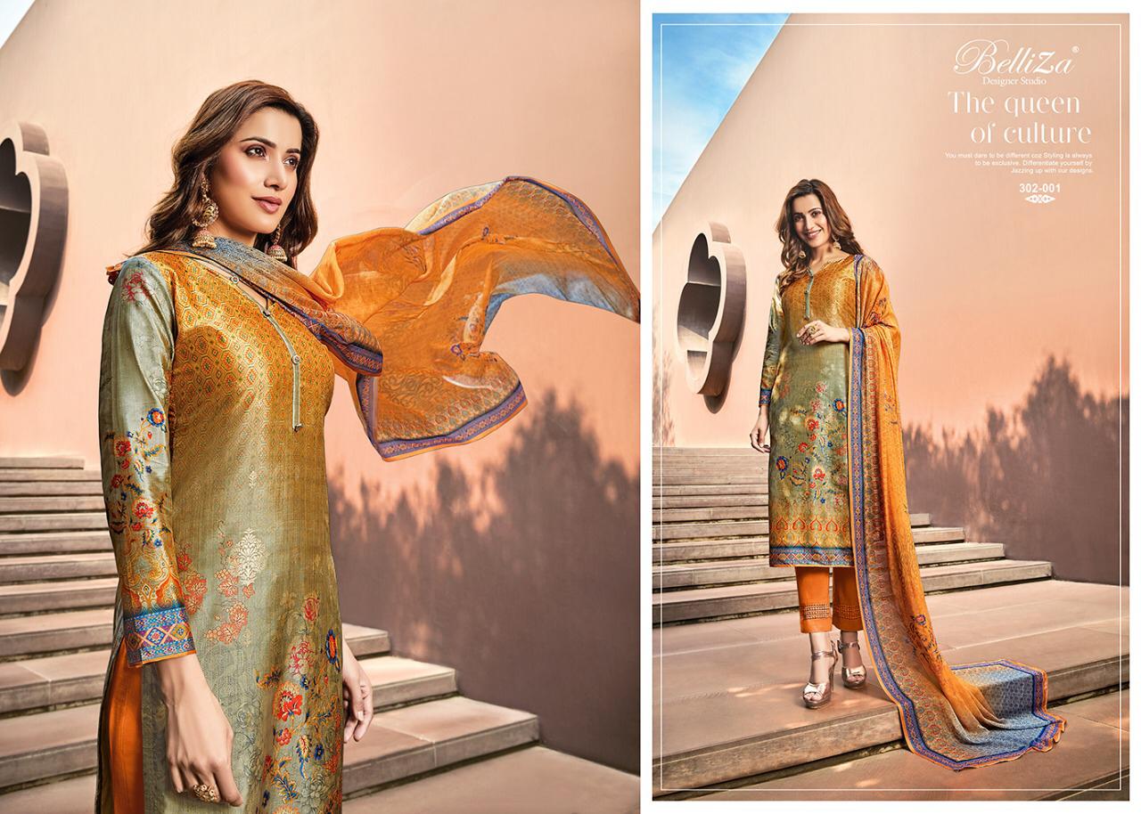 Parina By Belliza Designer Pure Modal Dress Material Collection
