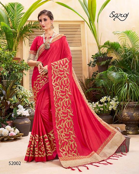 Saroj By Sanskruti Heavy Silk Designer Saree Collection