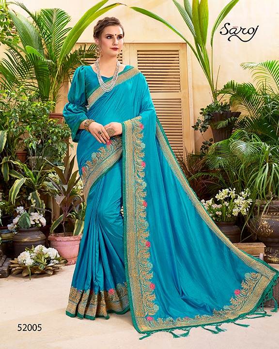 Saroj By Sanskruti Heavy Silk Designer Saree Collection