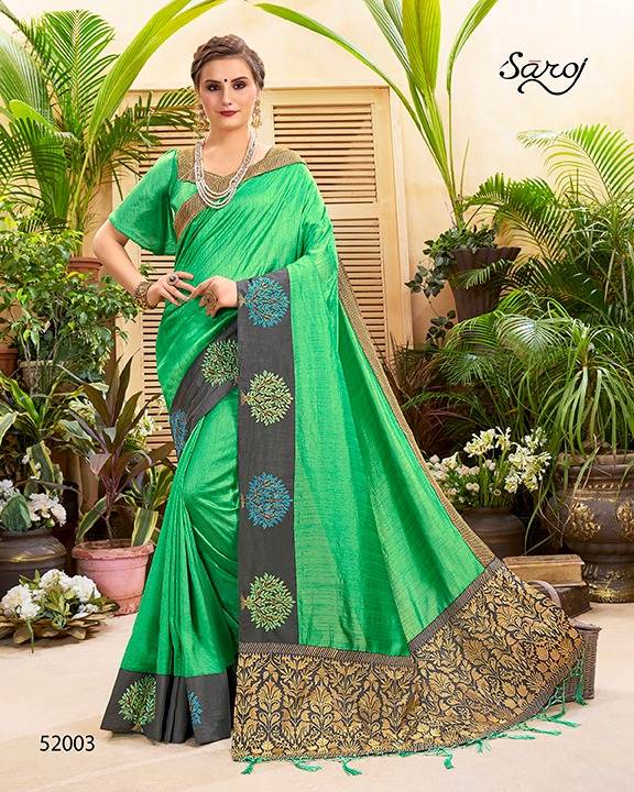 Saroj By Sanskruti Heavy Silk Designer Saree Collection