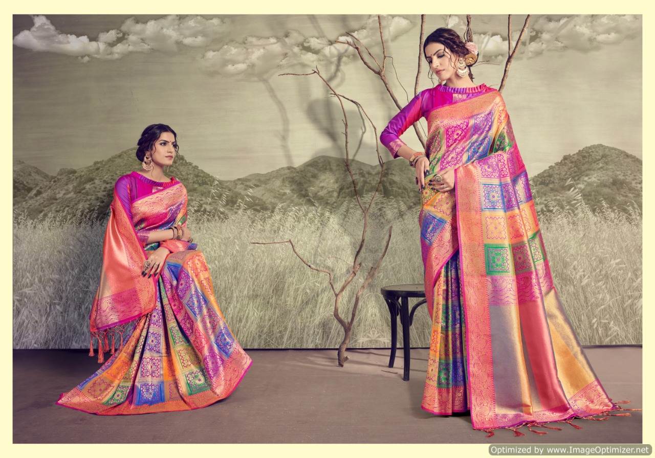 Satrangi Silk By Ynf Banarasi Art Silk Sarees Collection