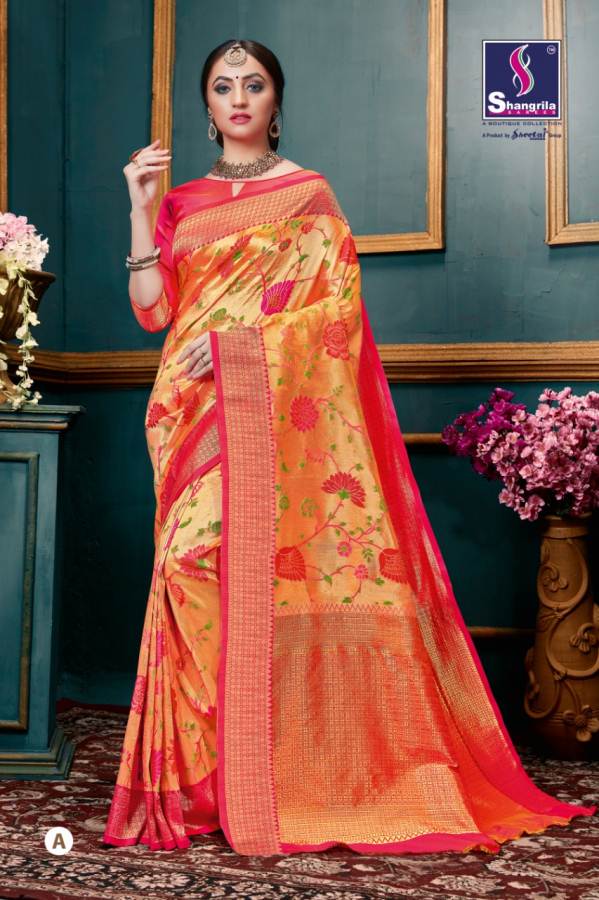 Shahstram By Shangrila Silk Designer Paithani Silk Saree Collection