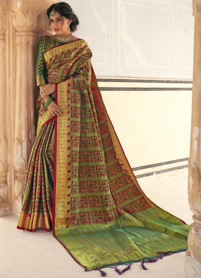 Shangrila Present Amrapalli Silk Meenakari Soft Silk Saree Collection