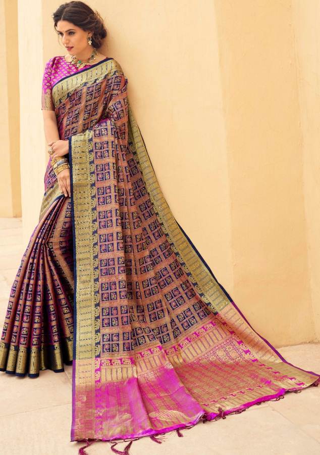 Shangrila Present Amrapalli Silk Meenakari Soft Silk Saree Collection
