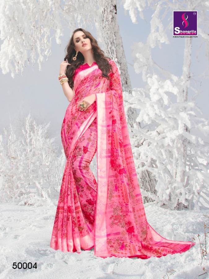 Shangrila Present Jura Cotton Printed Linen Cotton Saree Collection