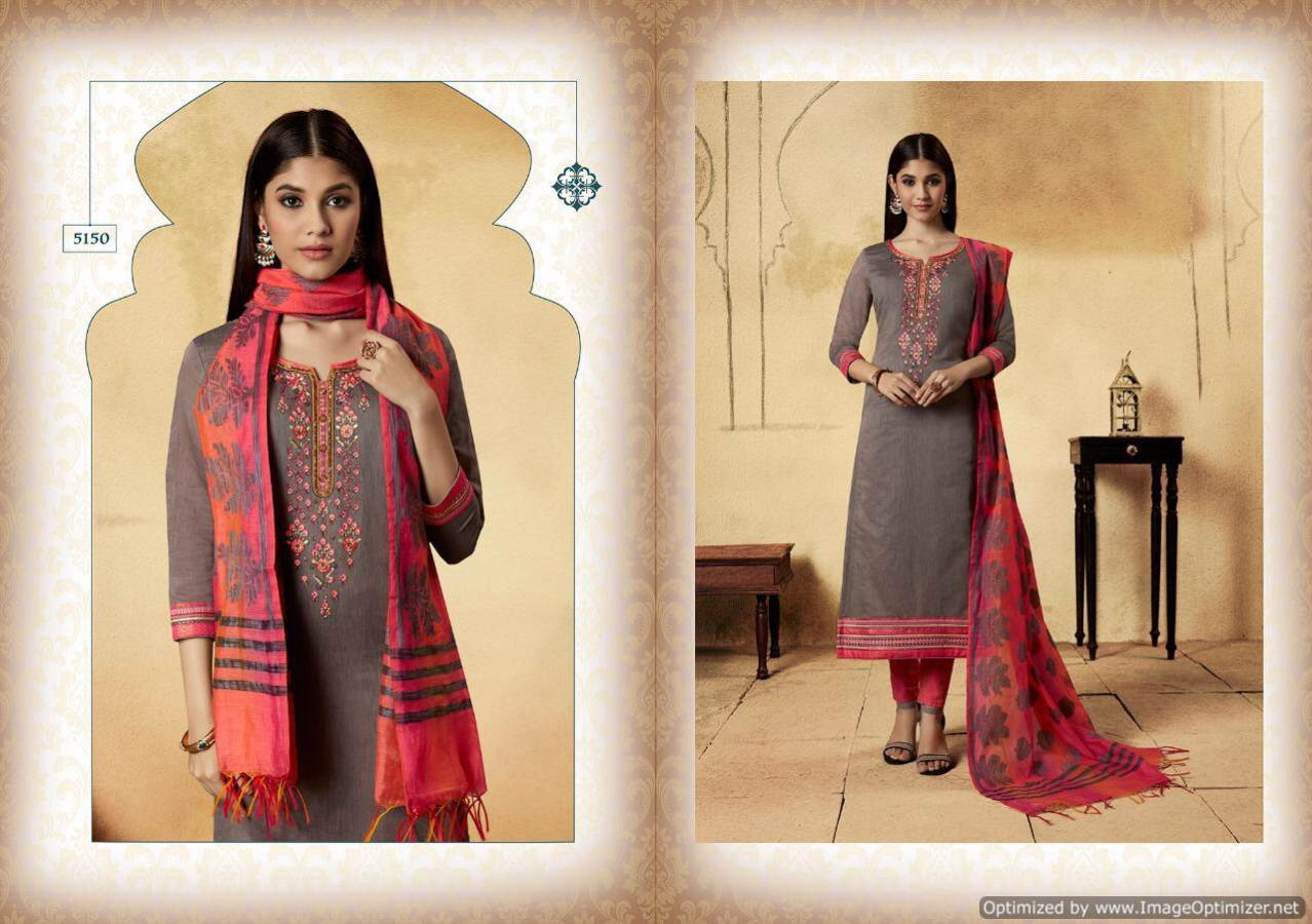 Swagat By Kessi Designer Banarasi Chanderi Dress Material Collection