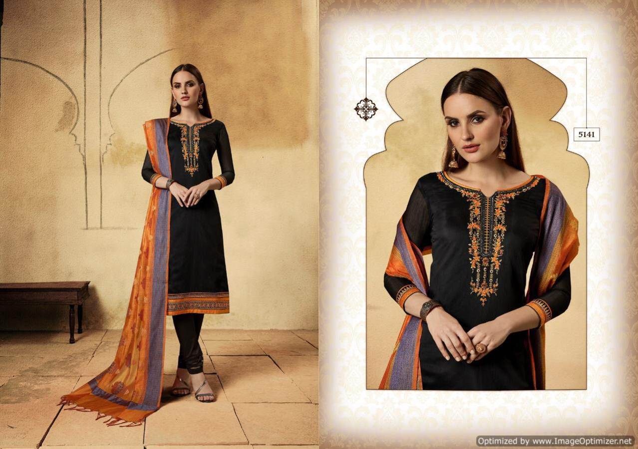 Swagat By Kessi Designer Banarasi Chanderi Dress Material Collection