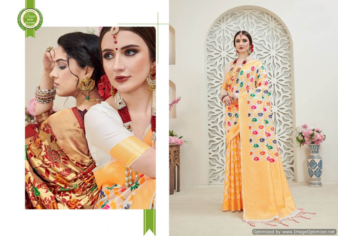 Titan Vol 8 By Ynf Banarasi Silk Saree Collection