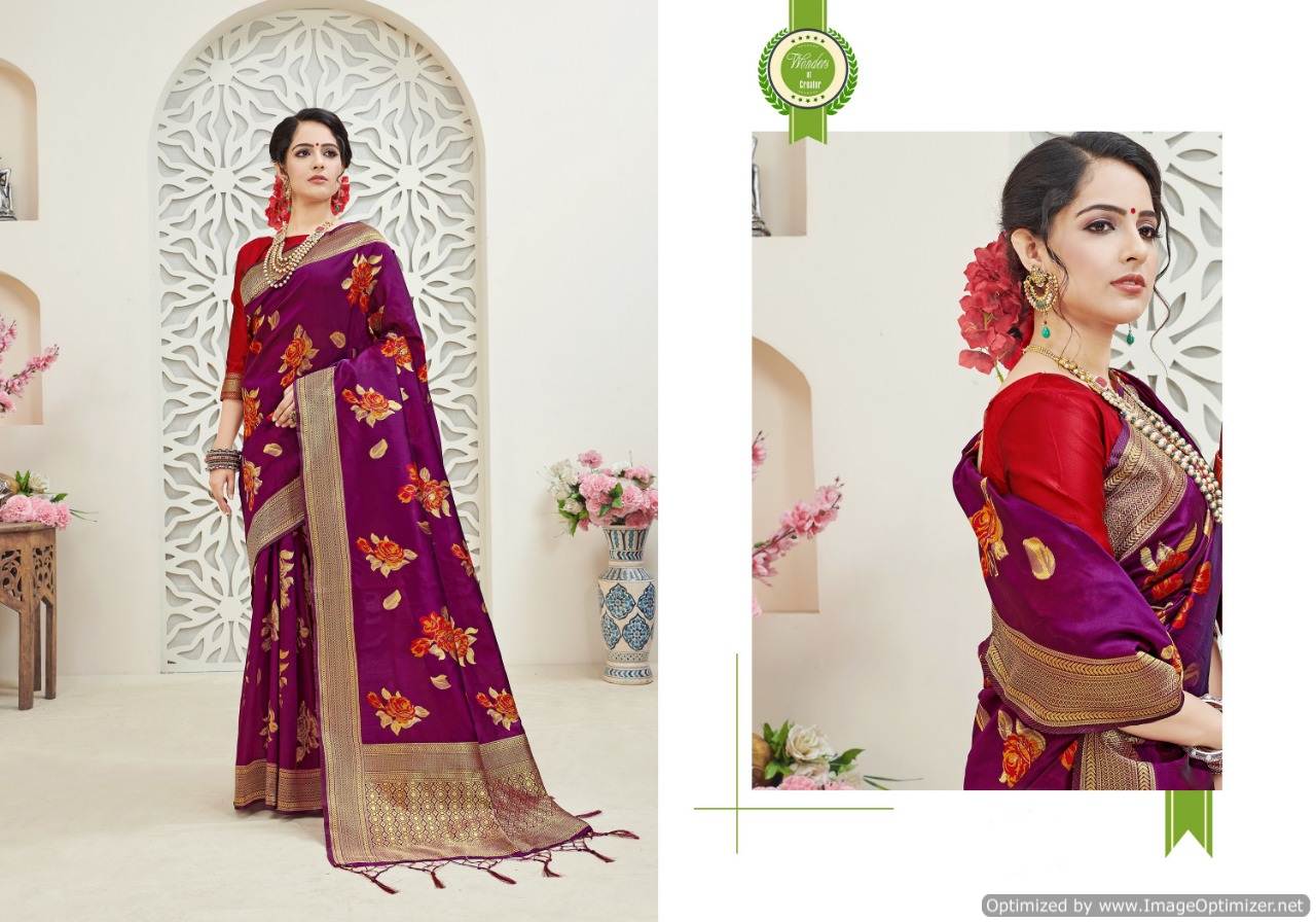 Titan Vol 8 By Ynf Banarasi Silk Saree Collection