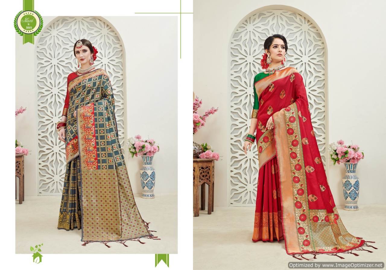 Titan Vol 8 By Ynf Banarasi Silk Saree Collection