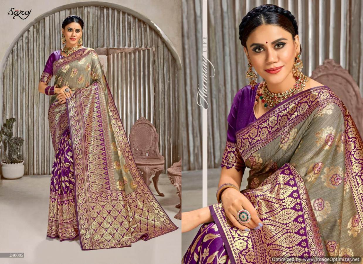 Vaibhavi By Saroj Banarasi Silk Designer Sarees Collection