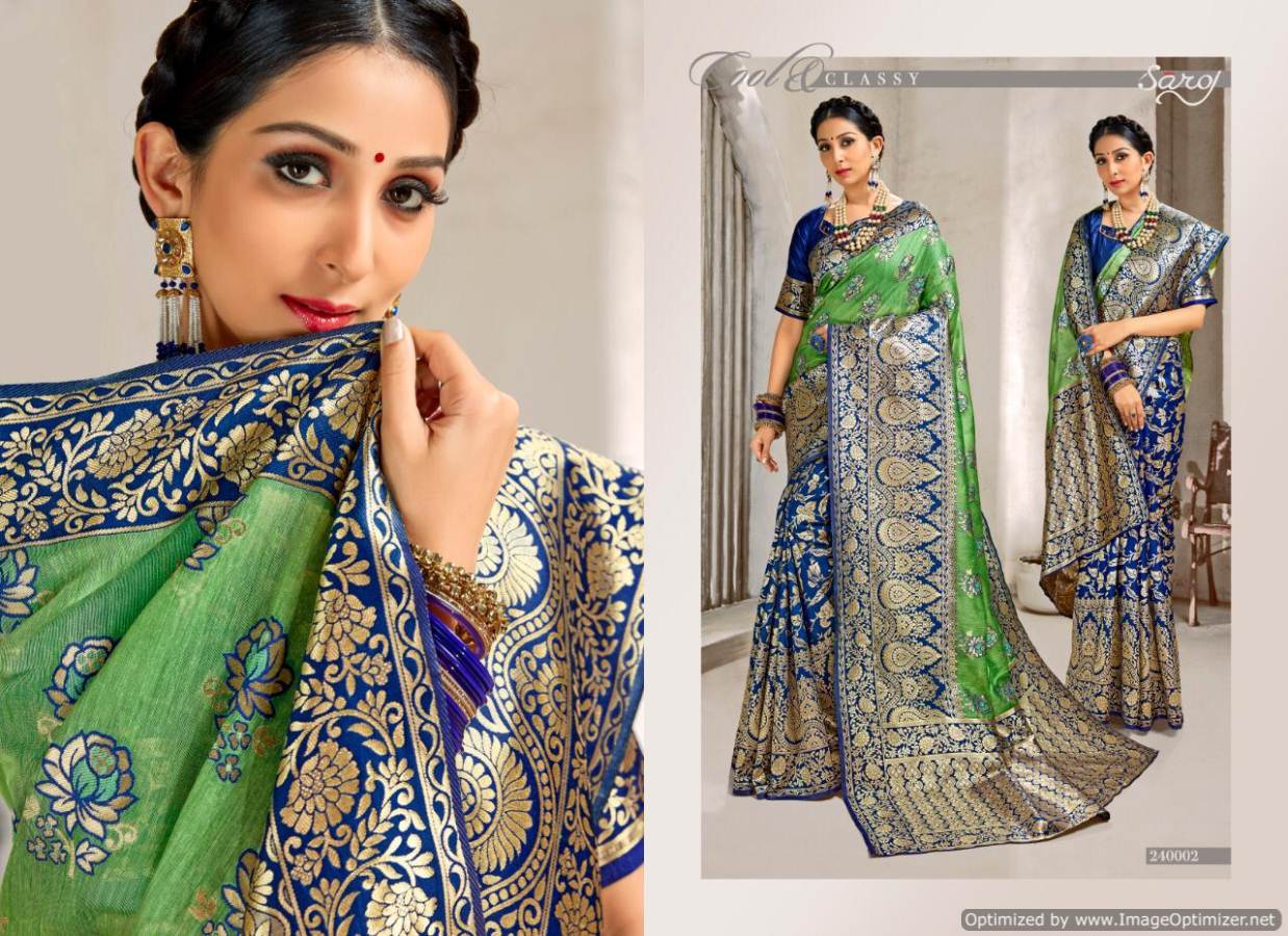 Vaibhavi By Saroj Banarasi Silk Designer Sarees Collection