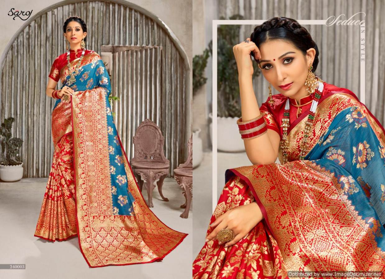 Vaibhavi By Saroj Banarasi Silk Designer Sarees Collection