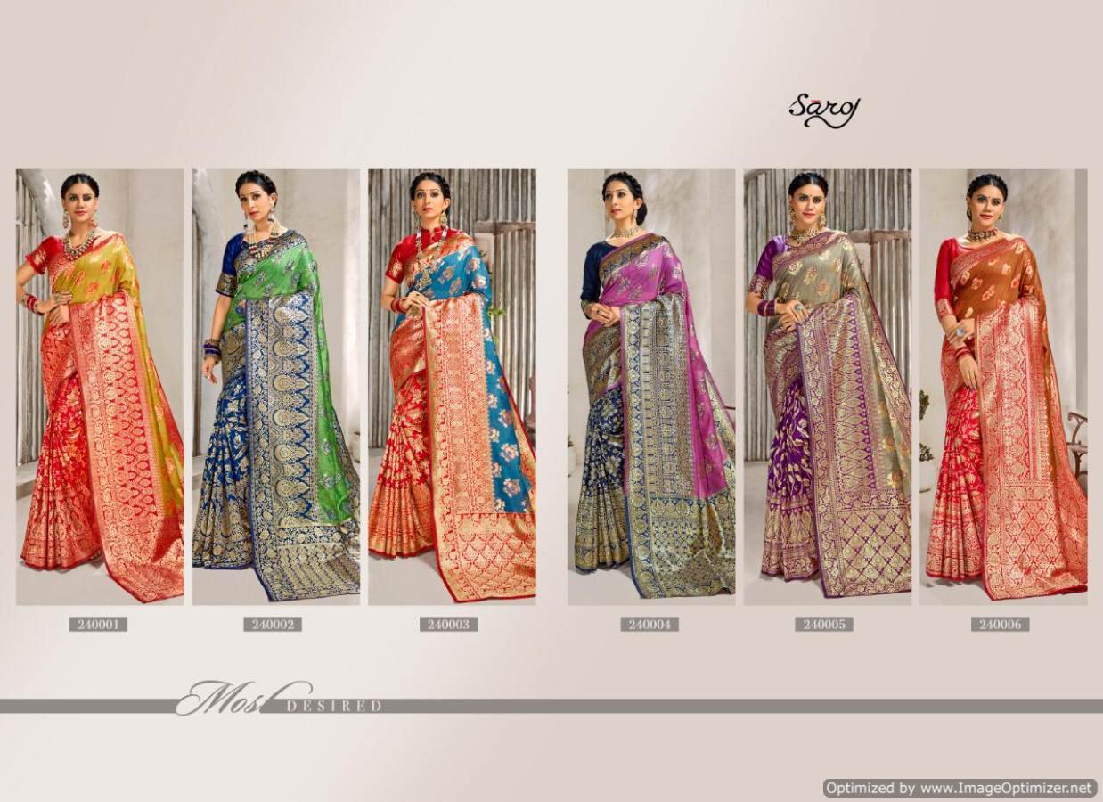 Vaibhavi By Saroj Banarasi Silk Designer Sarees Collection