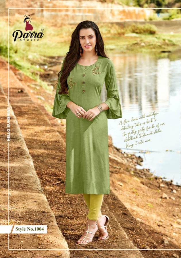 Vastram By Parra Studio Pure Rayon Designer Kurti Collection