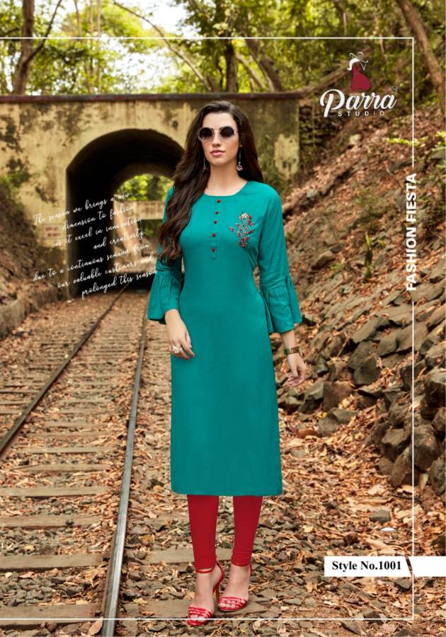 Vastram By Parra Studio Pure Rayon Designer Kurti Collection
