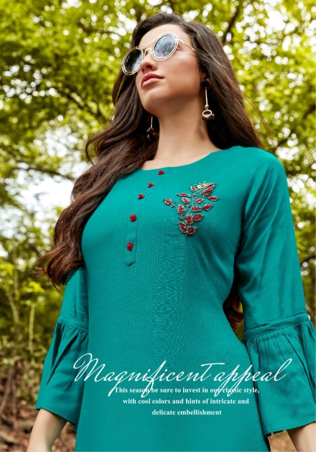 Vastram By Parra Studio Pure Rayon Designer Kurti Collection