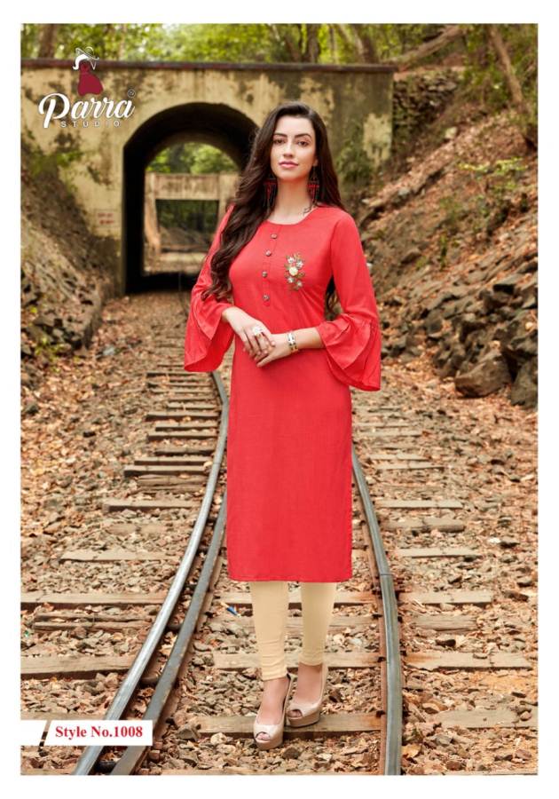 Vastram By Parra Studio Pure Rayon Designer Kurti Collection