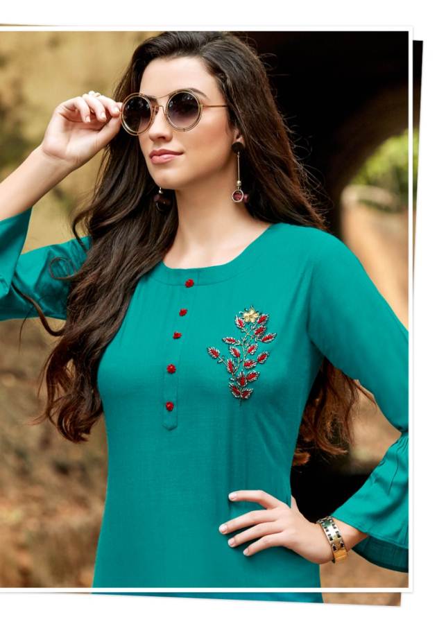 Vastram By Parra Studio Pure Rayon Designer Kurti Collection