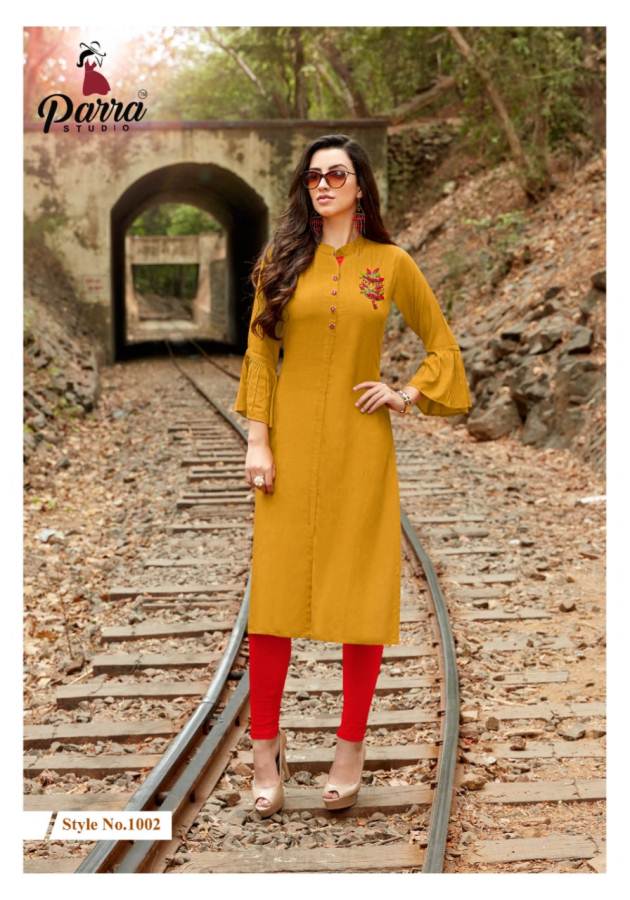 Vastram By Parra Studio Pure Rayon Designer Kurti Collection