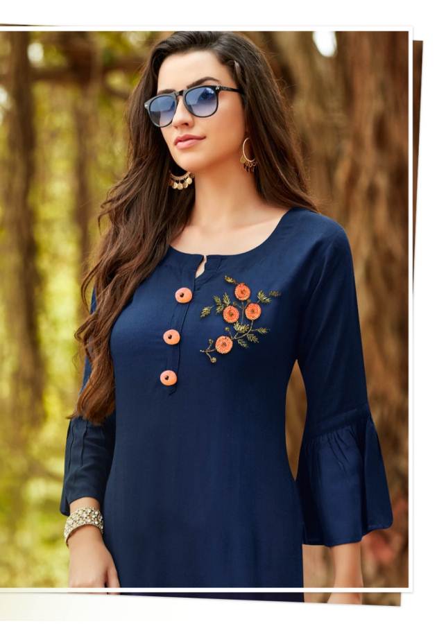 Vastram By Parra Studio Pure Rayon Designer Kurti Collection