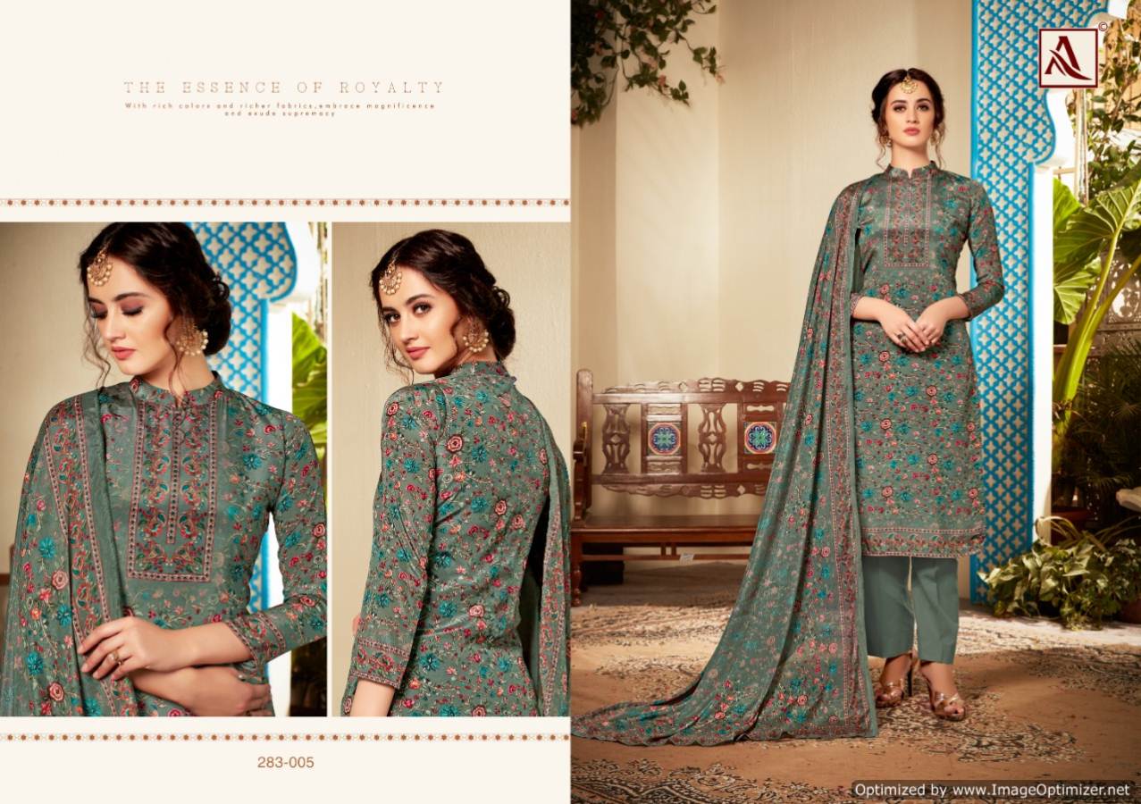 Kanish By Alok Designer Silk Crape Party Wear Dress Material Collection