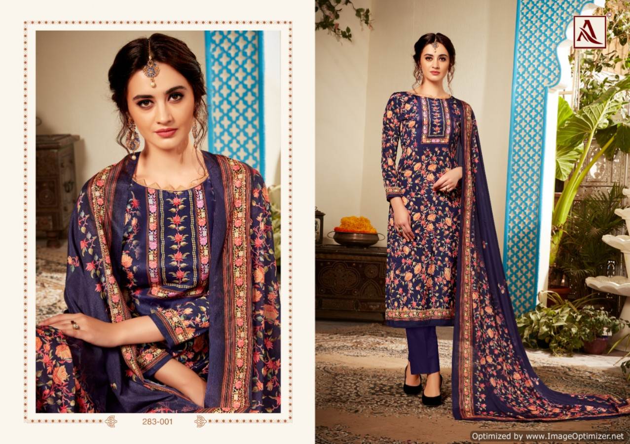 Kanish By Alok Designer Silk Crape Party Wear Dress Material Collection