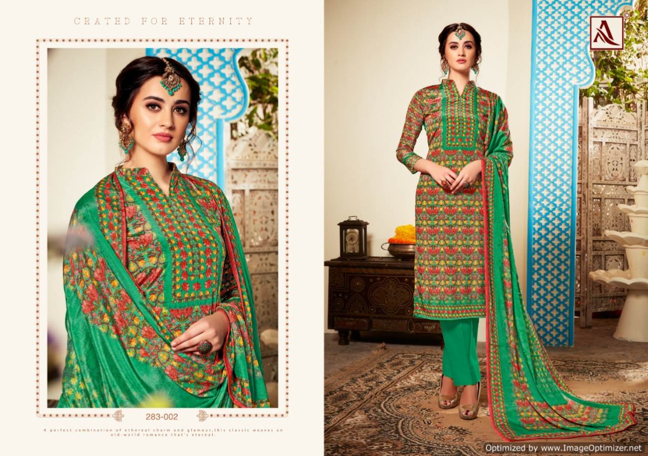 Kanish By Alok Designer Silk Crape Party Wear Dress Material Collection