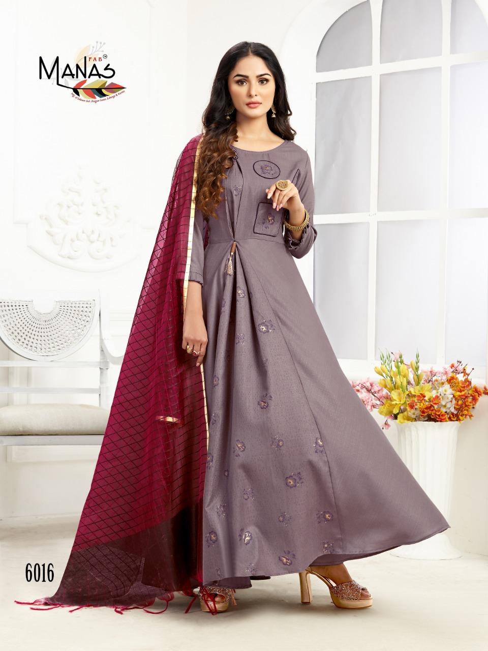 Manas Present Kiara Vol 2 Long Kurtis With Dupatta Catalogue