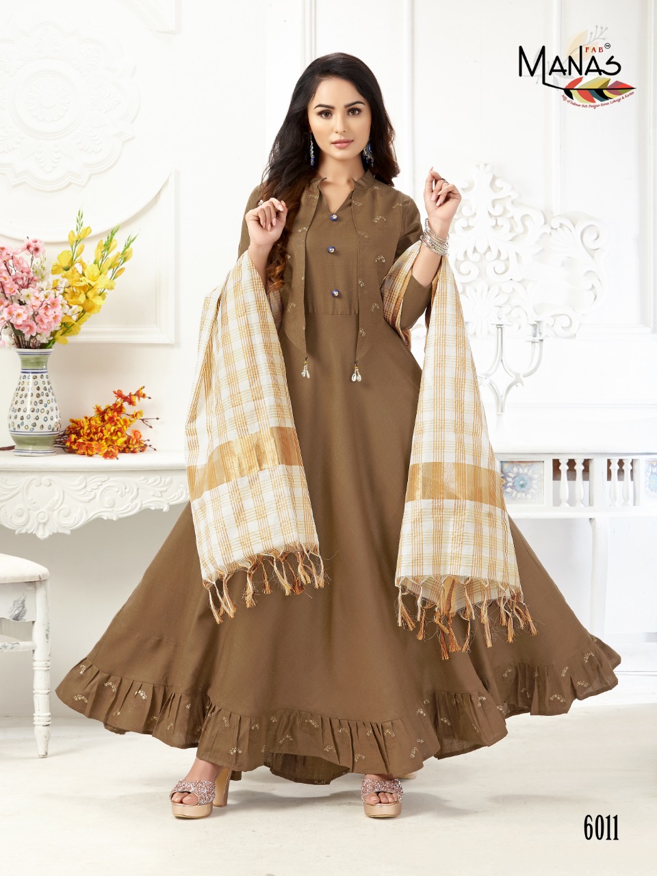 Manas Present Kiara Vol 2 Long Kurtis With Dupatta Catalogue