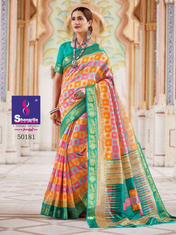 Kanjivaram Silk Vol 13  By Shangrila Party Wear Silk Sarees Catalogue