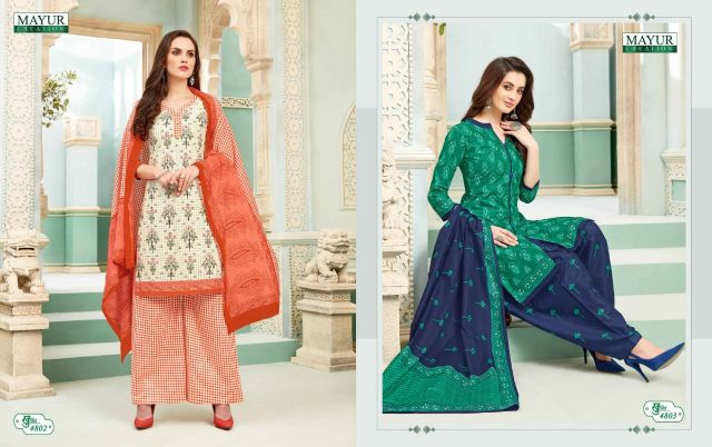 Khushi Vol  48 By Mayur Printed Cotton Dress Material Catalogue