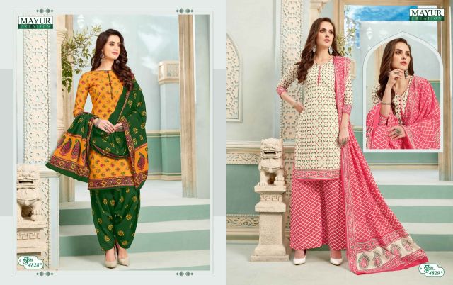 Khushi Vol  48 By Mayur Printed Cotton Dress Material Catalogue