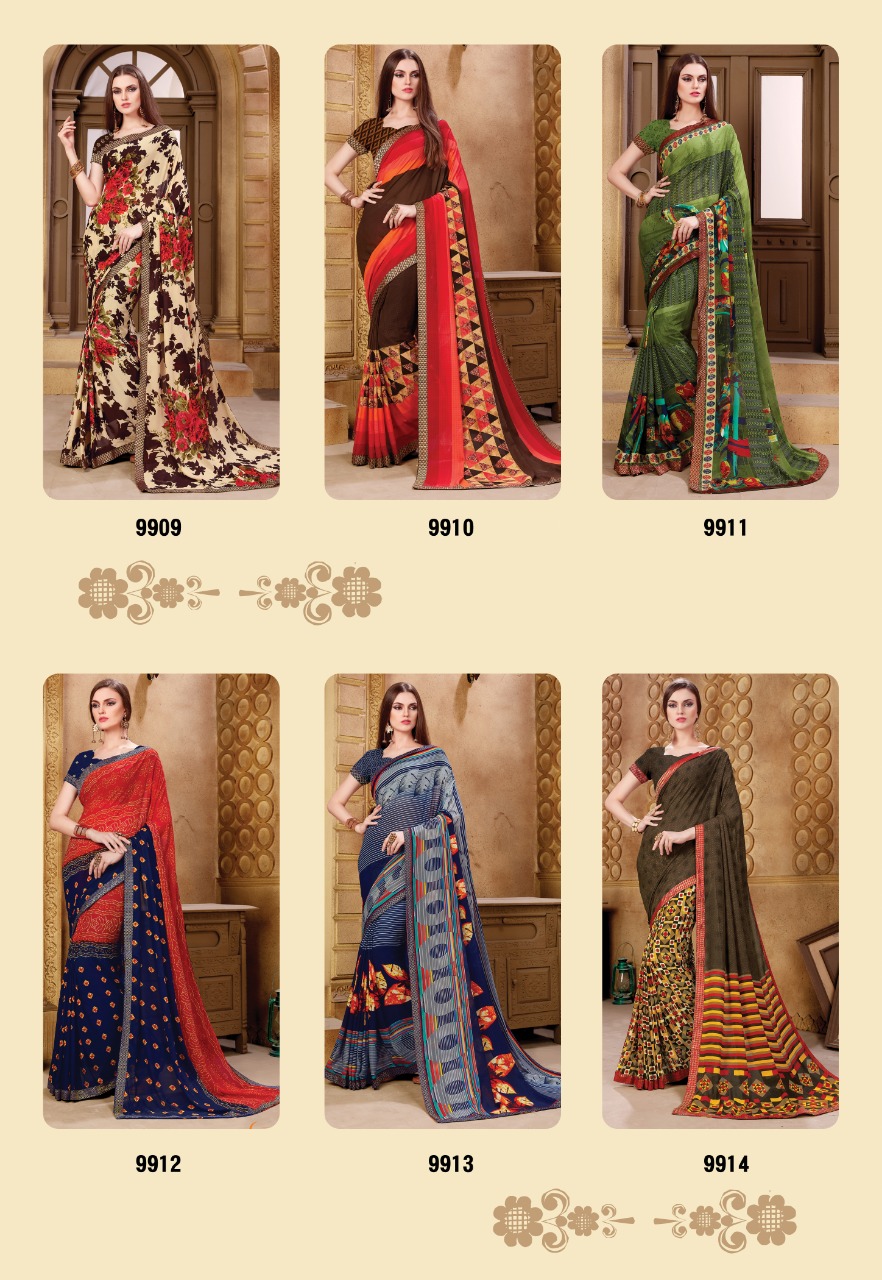 Kodas Avantika Vol 24 Casual Wear Rennial Printed Saree Catalogue