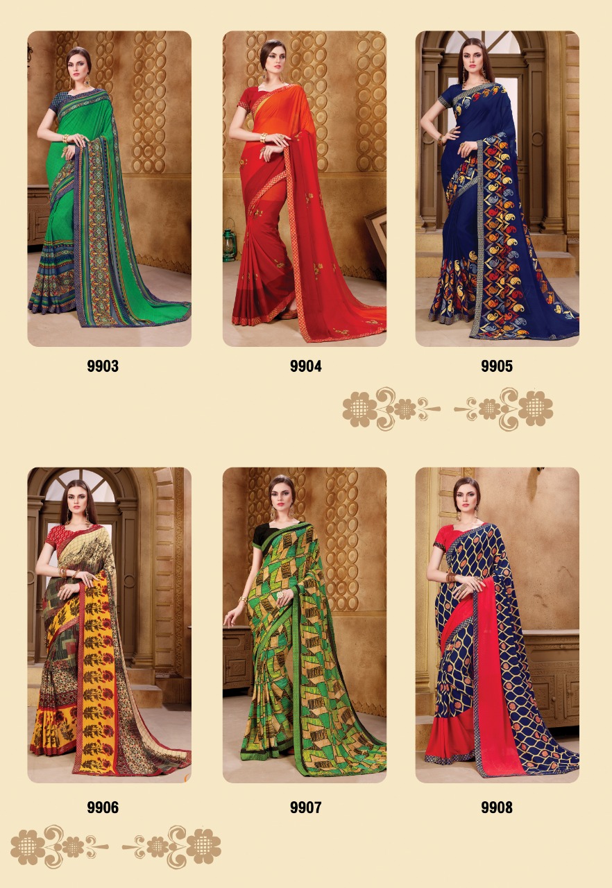 Kodas Avantika Vol 24 Casual Wear Rennial Printed Saree Catalogue