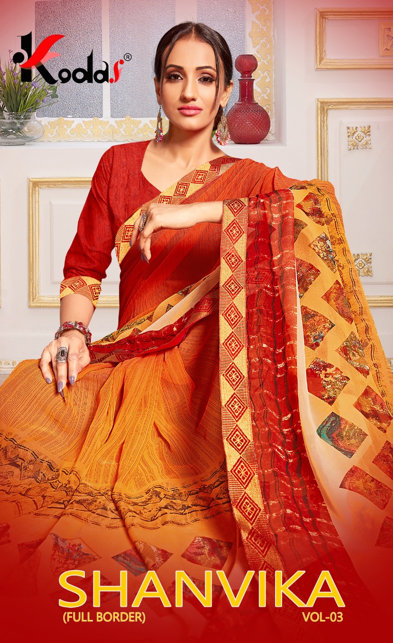 Kodas Present Shanvika Vol 3 Casual Wear Sarees Catalogue