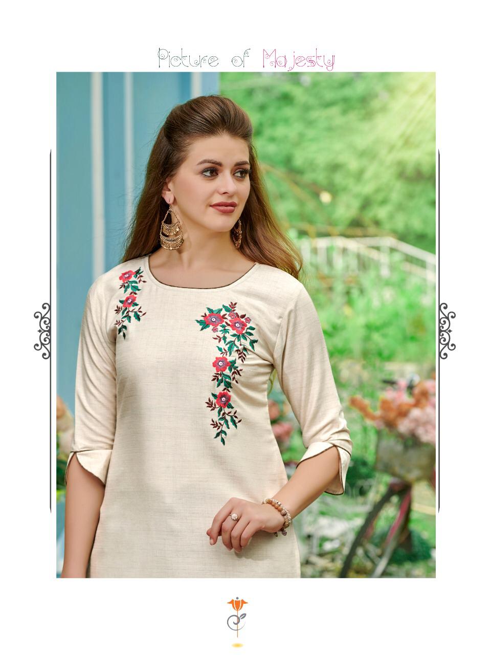 Ladies Flavour Present Dzire Designer Kurtis With Bottom Collection.
